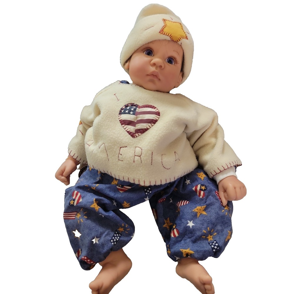 Lee Middleton Doll by Reva Schick  brown hair blue eyes 21" numbered 873/1500